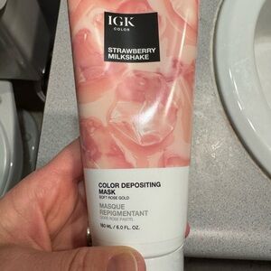 IGK Color Strawberry Milkshake Hair Conditioner - Soft Rose Gold